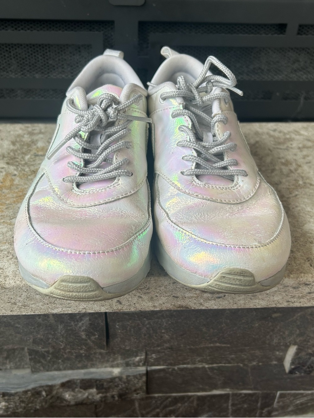Nike Women’s Iridescent Thea Air Max Sneakers - Picture 5 of 7